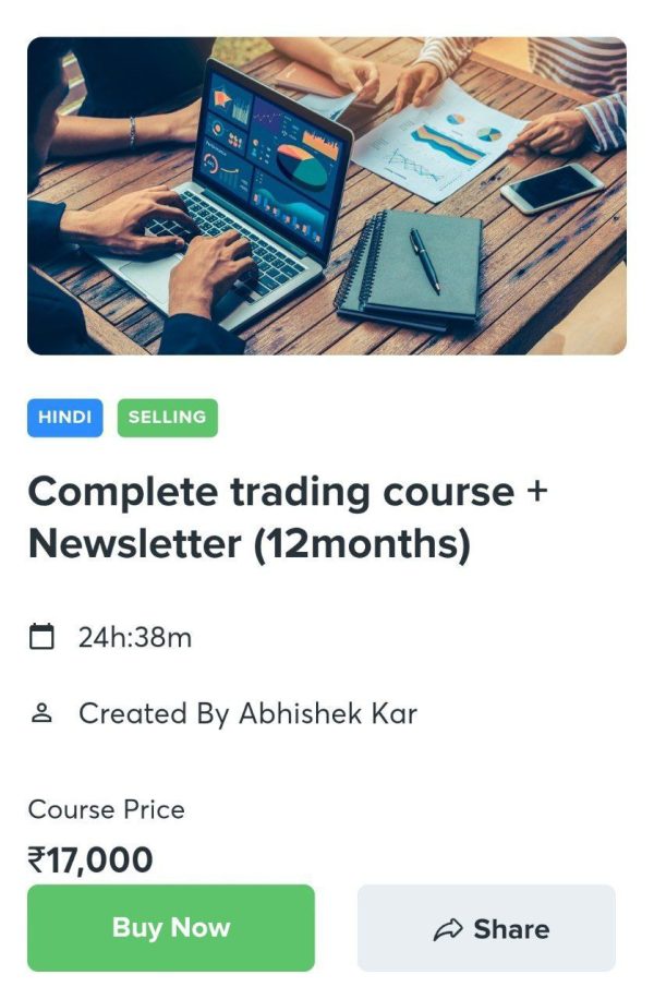 Abhishek Kar Complete  Trading Course