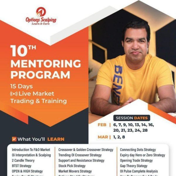 Siva Option Scalping - 10th Mentorship Program 2023  Siva Kumar Jayachandran