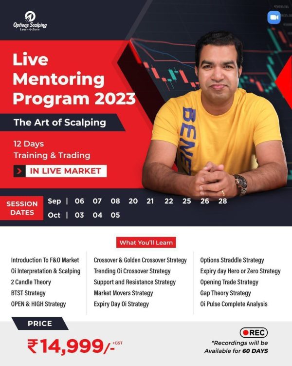 Siva Option Scalping - 11th Mentorship Program 2023  Siva Kumar Jayachandran