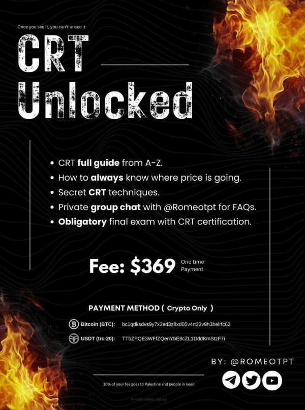 Romeo's University - CRT UNLOCKED Course