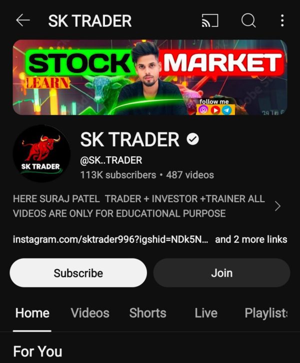 SK TRADER MA Strategy