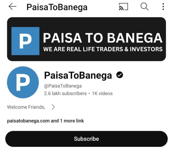 Paisa To Banega Course  Intraday School - Trading Basic to Advance Course