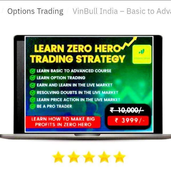 Vinbull Trading Academy Course - Learn Zero Hero Trading Strategy - Vinbull India Course