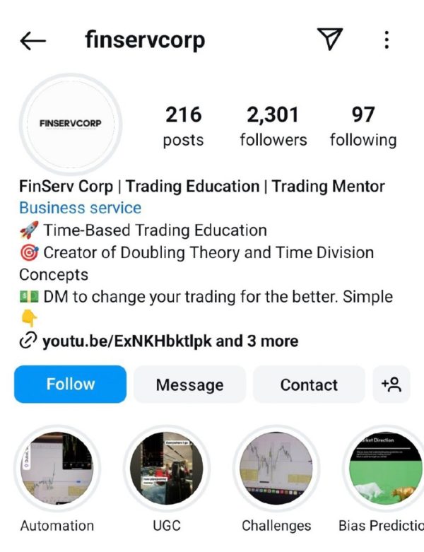 Finserv Corp - The Trading Academy - TTA Course