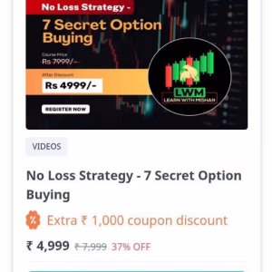 Learn With Mishan Course No Loss Strategy - 7 Secret Option Buying