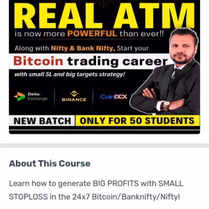 Neta Academy Course Real Atm 2.0 Startegy - We make Trader Premium Course