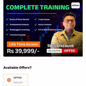 Aceink Course Complete Training - Trading & Trade Setup, Short Term, Multi-bagger Investing & Long Term Investing