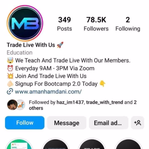 Moneyball Trading Course - Aman Hamdani - Trade Live With Us