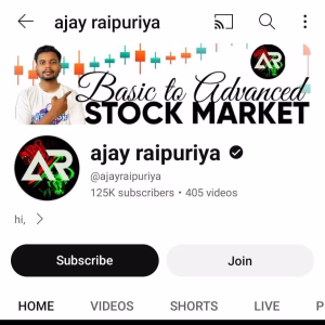 Ajay Raipuriya - Complete Basic To Advanced Stock Market Course With Indicators