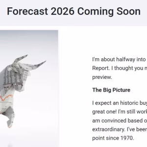 Larry Williams Forecast Report 2026