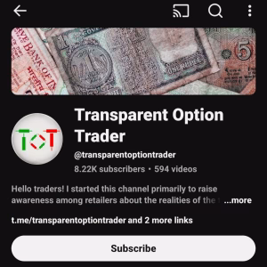 Transparent Option Trader Course
